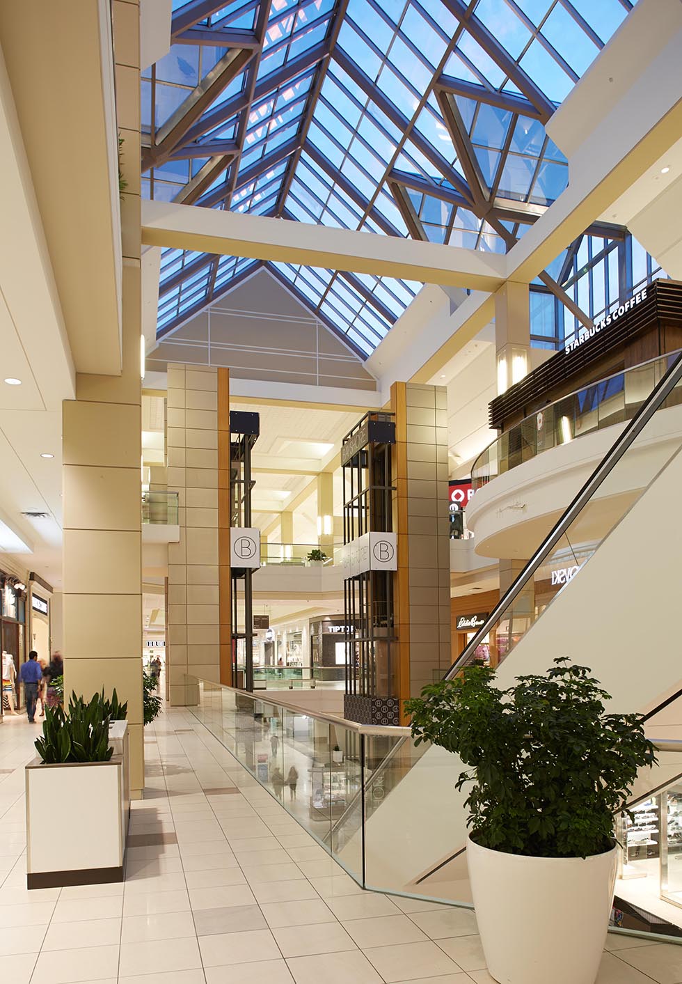 Interior landscaping Bayshore Mall