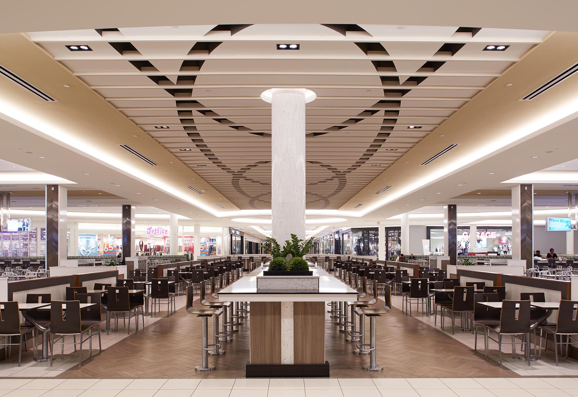Interior landscaping Bayshore Mall