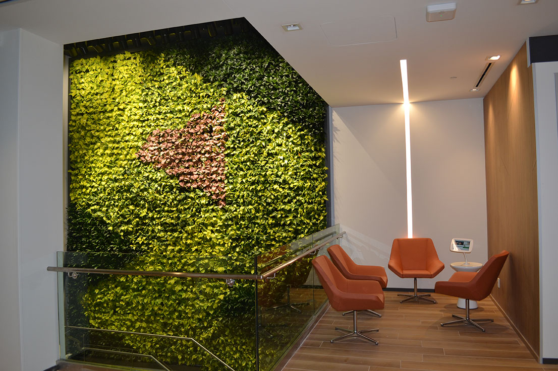 Desjardins Green wall